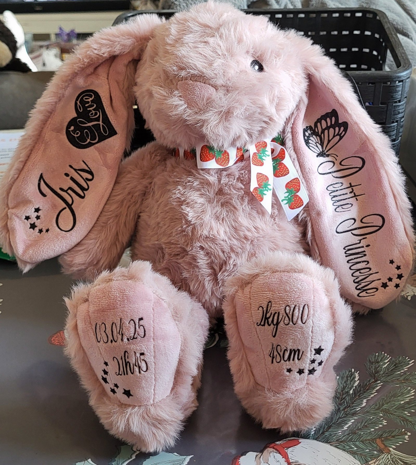 Peluche gros lapin personnalisable – Image 6