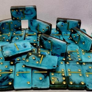 dominos + pochette de rangement