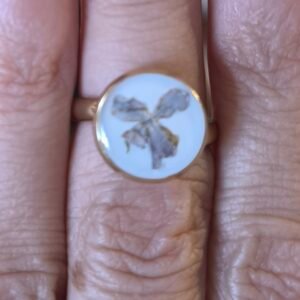 Bague Doré Réglable en Acier Inoxydable