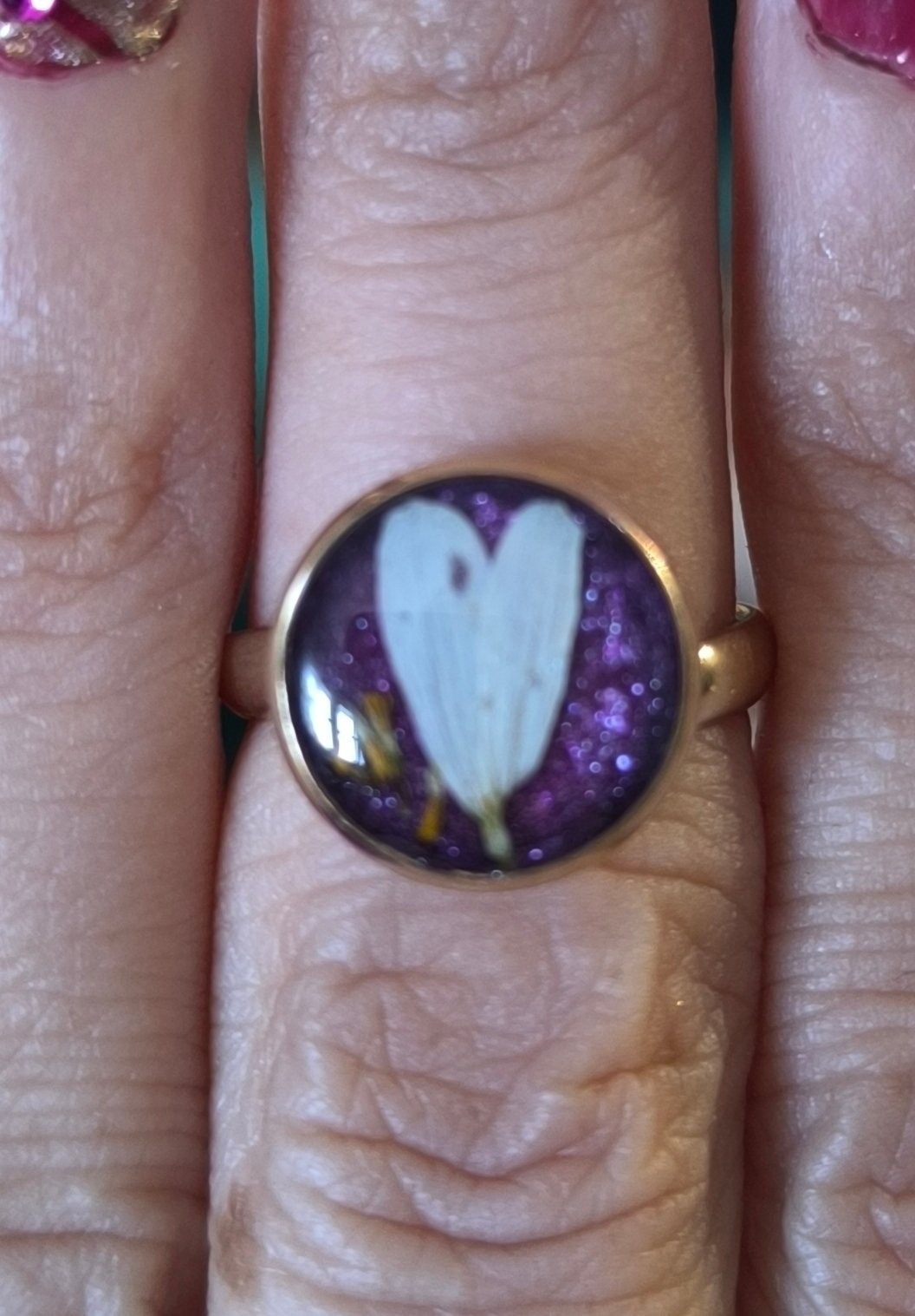 Bague Doré Réglable en Acier Inoxydable – Image 3